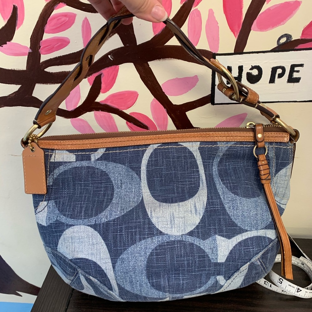 Coach Denim Hobo Bag